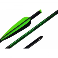 Стрела арбалетная карбоновая Centershot Toxic Carbon 16″ Half Moon Nock купить в Одинцове